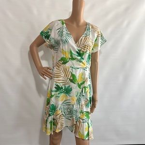 COPY - NWT. Gianni binni palm print short dress